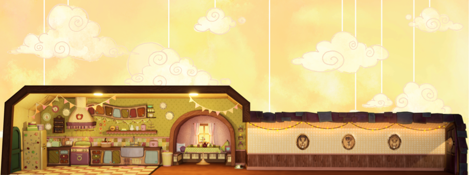 the kitchen (for AIE project 'jumelles')