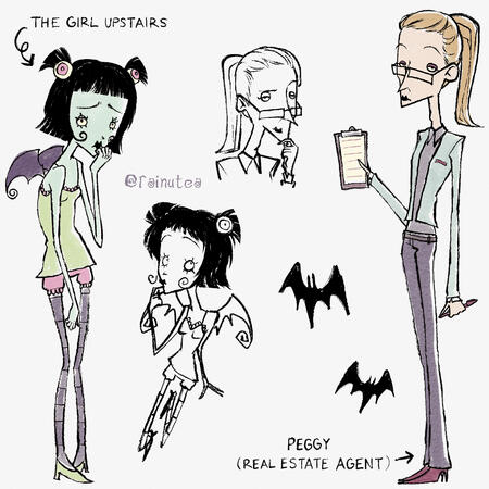 the girl upstairs - original series concept